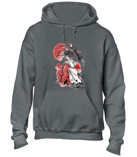 Geisha japan hoody - geisha, cool