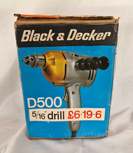 Vintage black decker d500 - &,