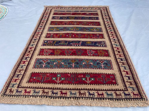 3x4 afghan baluchi pictorial - 3x4,