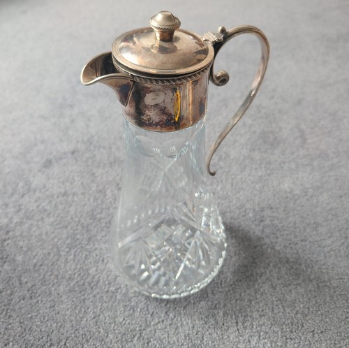 Vintage 1980s cut glass claret - 1980s,
