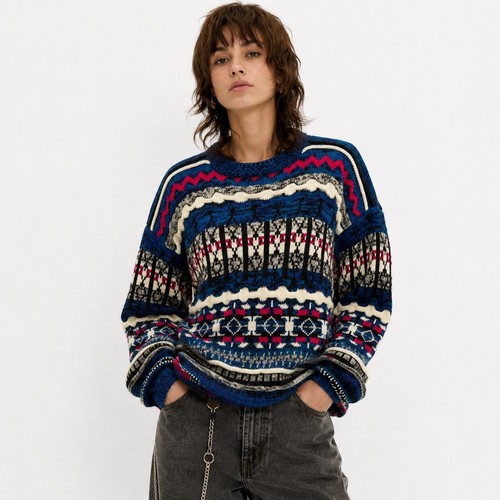 Vintage 90s concrete knit - 3d,