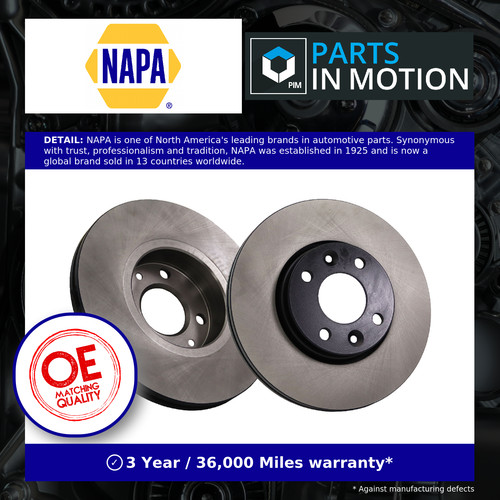 Brake discs pair vented - discs,