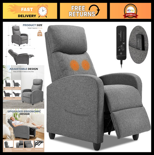 Adjustable massage recliner - adjustable,