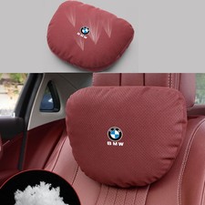 1/2PCS Car Neck Pillow Seat Headrest Cushion Pad Neck Rest Head Support For BMW