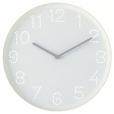 IKEA TROMMA Wall Clock, White