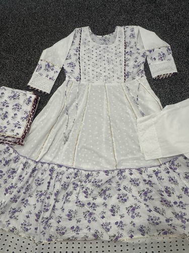 Readymade cotton punjabi suit - readymade,