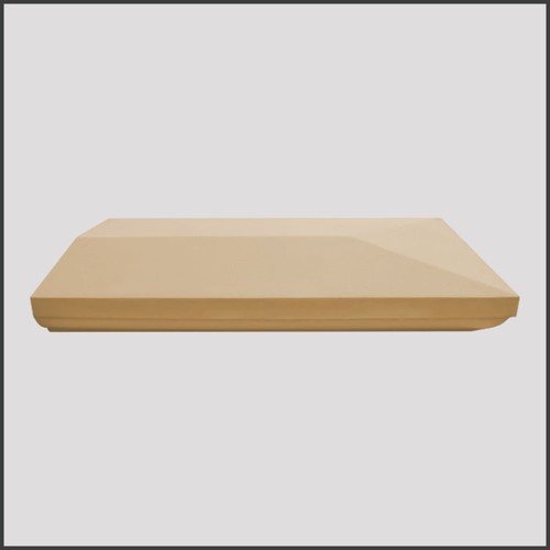 Ogee stop end wall - end, copings