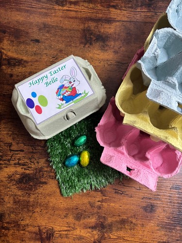 Personalised easter egg box - personalised,