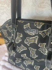 Radley Black Yellow Oilskin