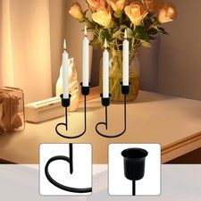 2x Candle Holders Pillar