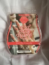 ? Scentsy “Find Your Happy! – First-Kiss Fireworks” Wax Bar ?