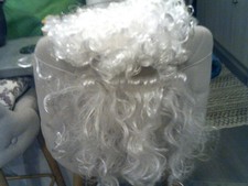 FATHER CHRISTMAS CURLY WIG AND BEARD