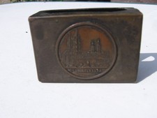 Vintage Brass Matchbox Holder