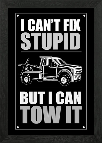 Tow truck driver wrecker - tow,