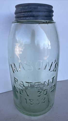 Antique green mason patent - mason’s,