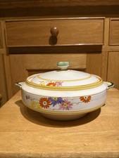 Adderley Ware Art Deco Floral Tureen 09269