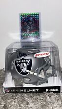 Marcus Allen - Raiders SIGNED/Autographed mini helmet + Special Card