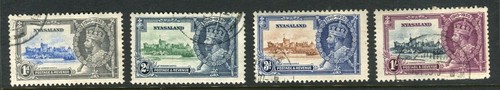 Nyasaland kgv 1935 - nyasaland, silver