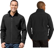 Mens BLACK Soft Shell Jacket