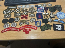 COLLECTION JOB LOT OF BRITISH ARMY CLOTH TRADE BADGES  PATCHES 