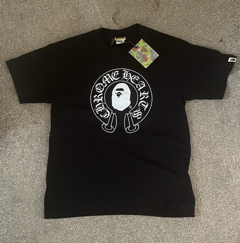 Bape chrome hearts - x,