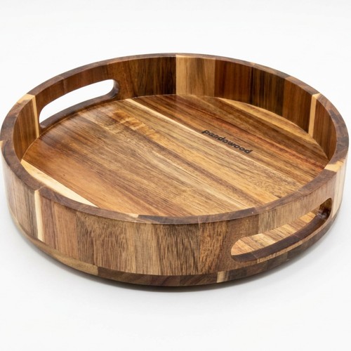 Wooden lazy susan for table - wooden,