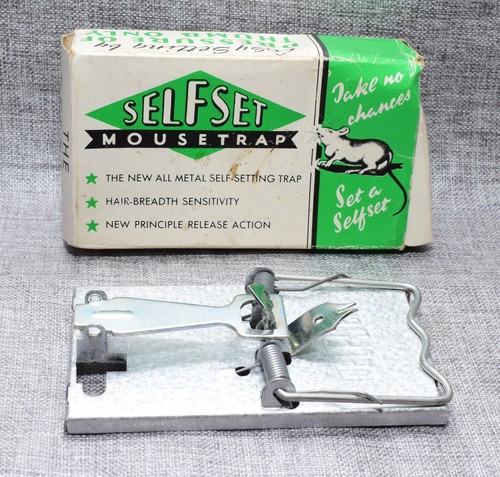 Vintage selfset mousetrap - selfset,