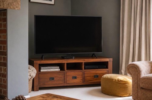 Solid wood stand media - solid,