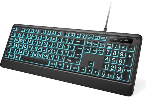 Large print backlit - large, keyboard