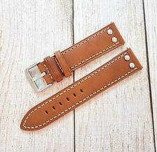 Premium leather watch strap - leather,