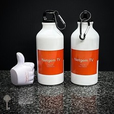 NETGEM TV PROMOTIONAL WATER BOTTLES AND FOAM THUMBS BUNDLE
