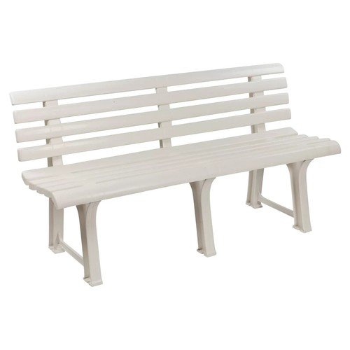 Plastic garden bench seater - garden, 3