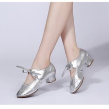 Women Faux Leather Dance Shoes