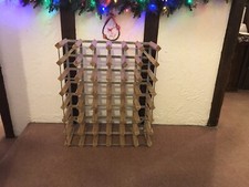 Large vintage metal and wood