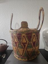Vintage African Woven Basket