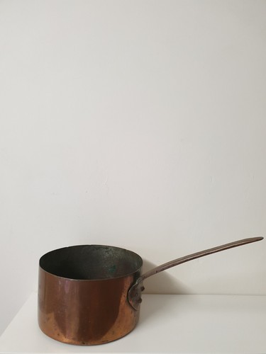 Vintage copper saucepan - vintage,