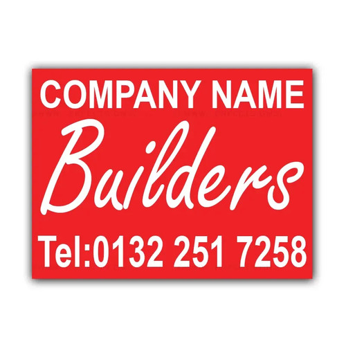 Builders personalised correx - builders,