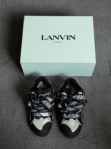 Lanvin curb sneakers black - lanvin,