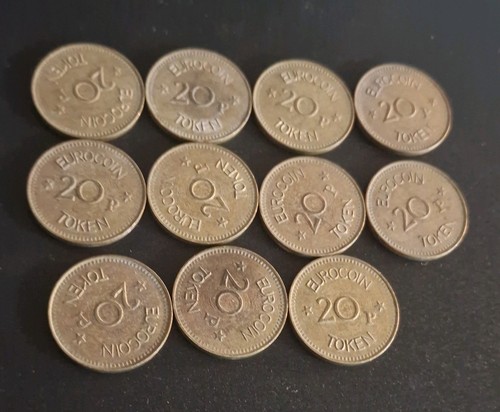 Eurocoin 20p token london - 11,