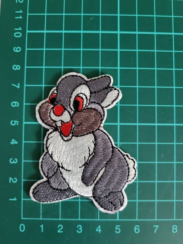 Thumper rabbit iron patch - rabbit, on