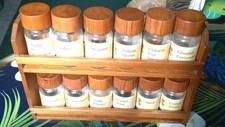 Vintage 1970s Wooden Spice