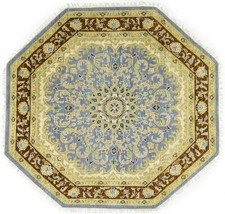 Handmade Oushak Wool Octagon