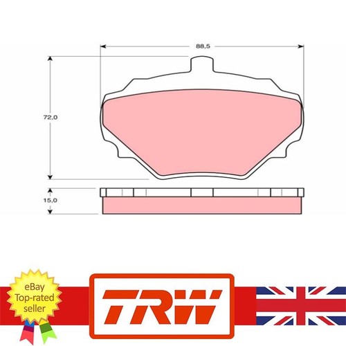 Brake pad set for land - pad,