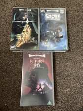 Star Wars Trilogy Original VHS Video Tapes Collection Special Widescreen Edition