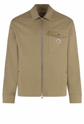 Moncler logo zip shirt - moncler,