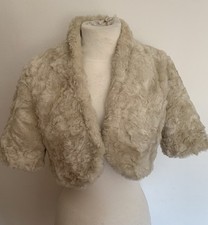 Coast ladies ivory fluffy faux - ladies,