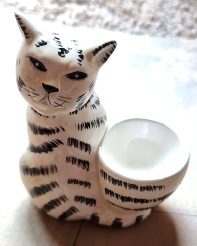 Vintage cat egg - egg, cup