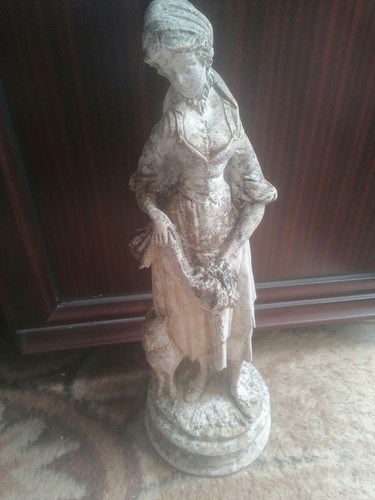 Large heavy concrete antique - large,