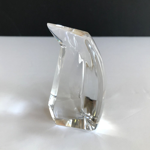 Faceted crystal penguin - faceted,