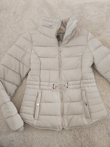 Primark beige grey faux - primark,